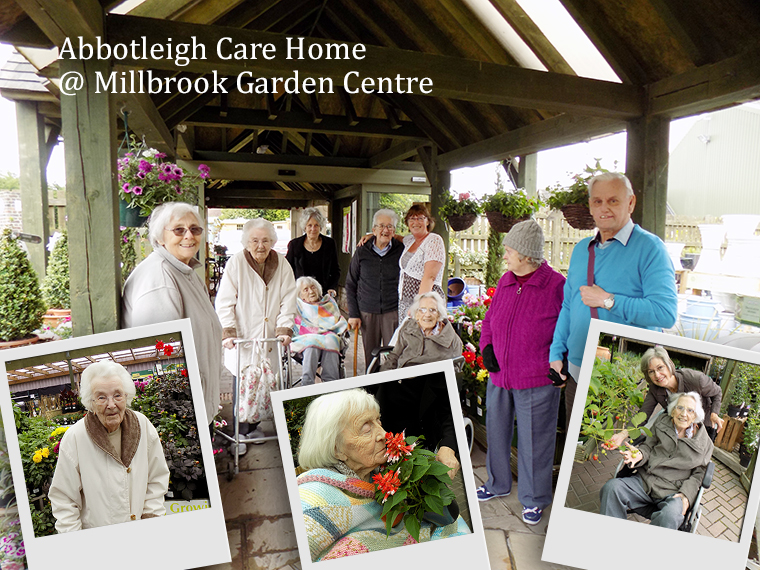 Abbostleigh Care Home residents visit Millbrook Garden Centre
