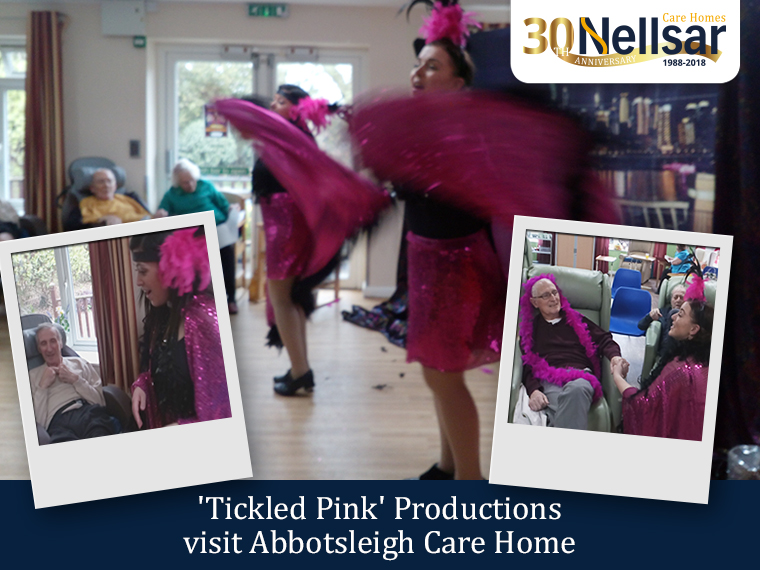 ‘Tickled Pink’ Productions visit Abbotsleigh Care Home