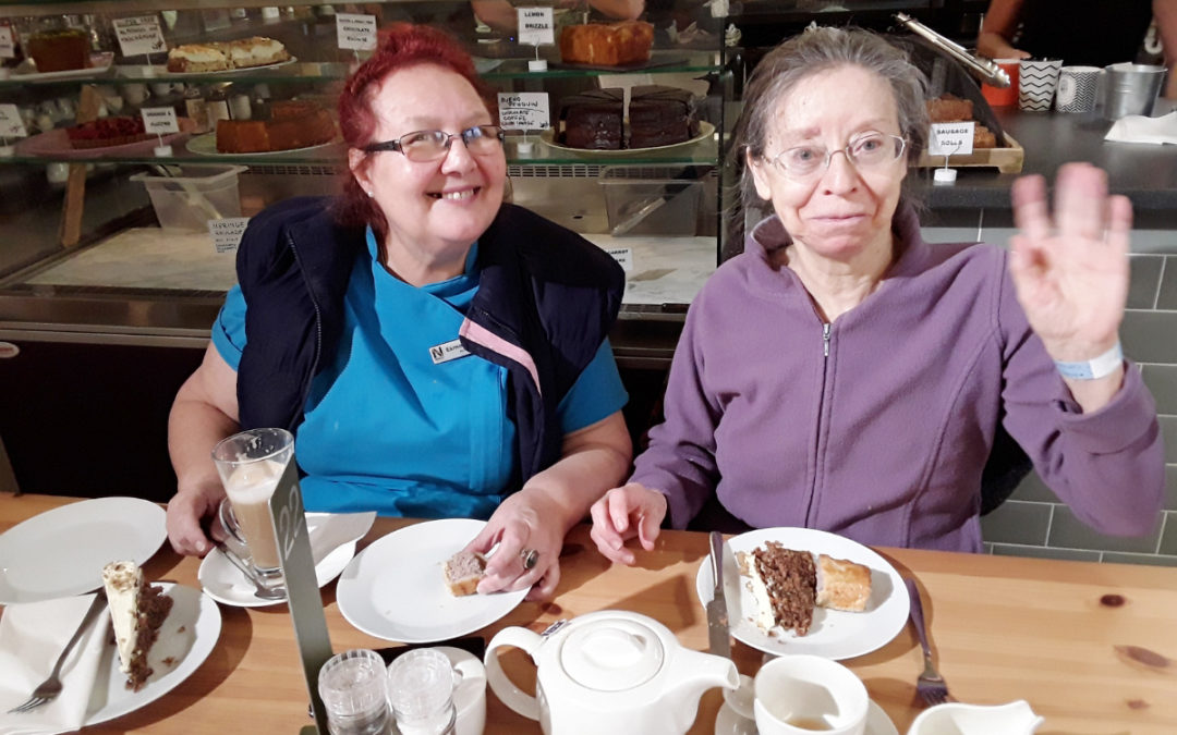 Hugs, laughs, cake and birds at Abbotsleigh Care Home