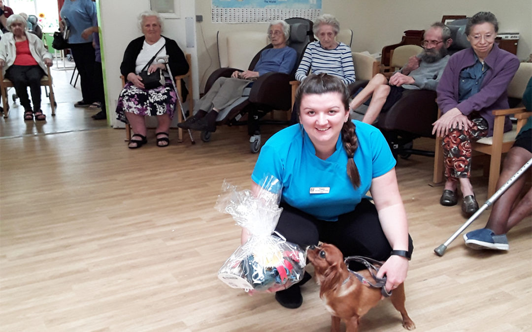 Furry friends at Abbotsleigh Care Home