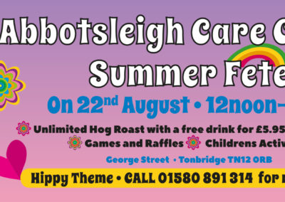 Abbotsleigh Care Home Summer Fete is 22 August 2018