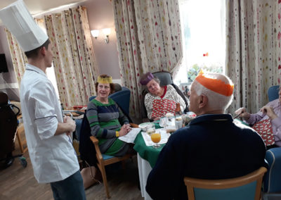 Christmas Day lunch at Abbotsleigh Care Home (2 of 2)