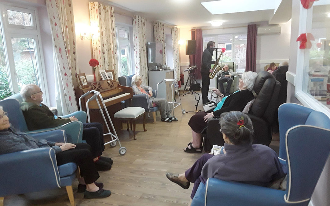 Crafts, music and time together at Abbotsleigh Care Home