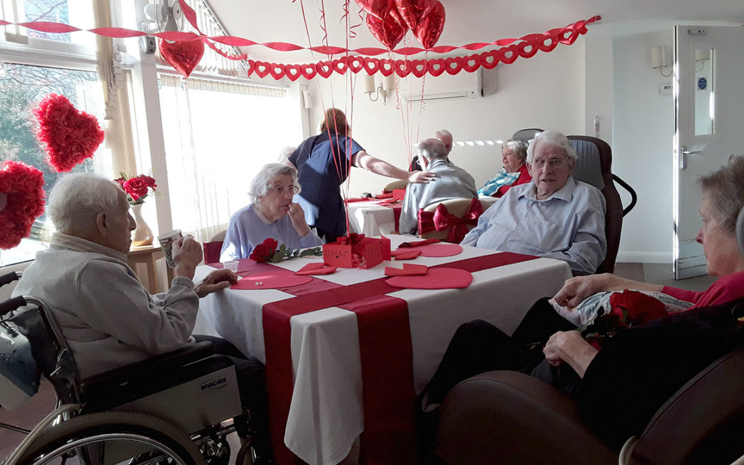 Special Valentines Dinner at Abbotsleigh Care Home