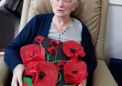 Poppy Appeal crafts at Abbotsleigh Care Home 3
