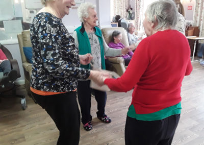 Dancing at Abbotsleigh Care Home 5