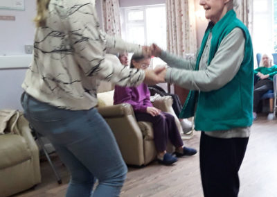 Dancing at Abbotsleigh Care Home 1