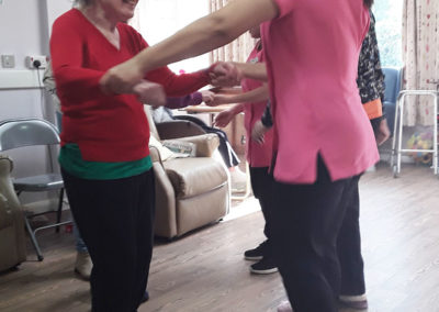 Dancing at Abbotsleigh Care Home 4