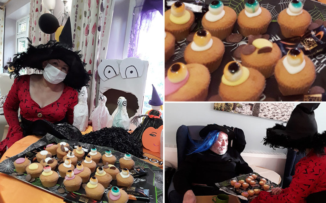 Halloween decorations and tea party at Abbotsleigh Care Home