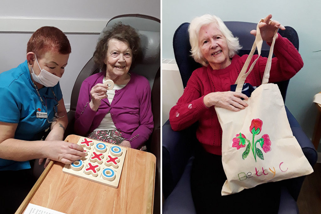Arts, crafts and board games at Abbotsleigh Care Home