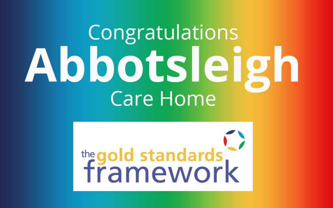 Abbotsleigh Care Home nominated for Gold Standards Framework Award