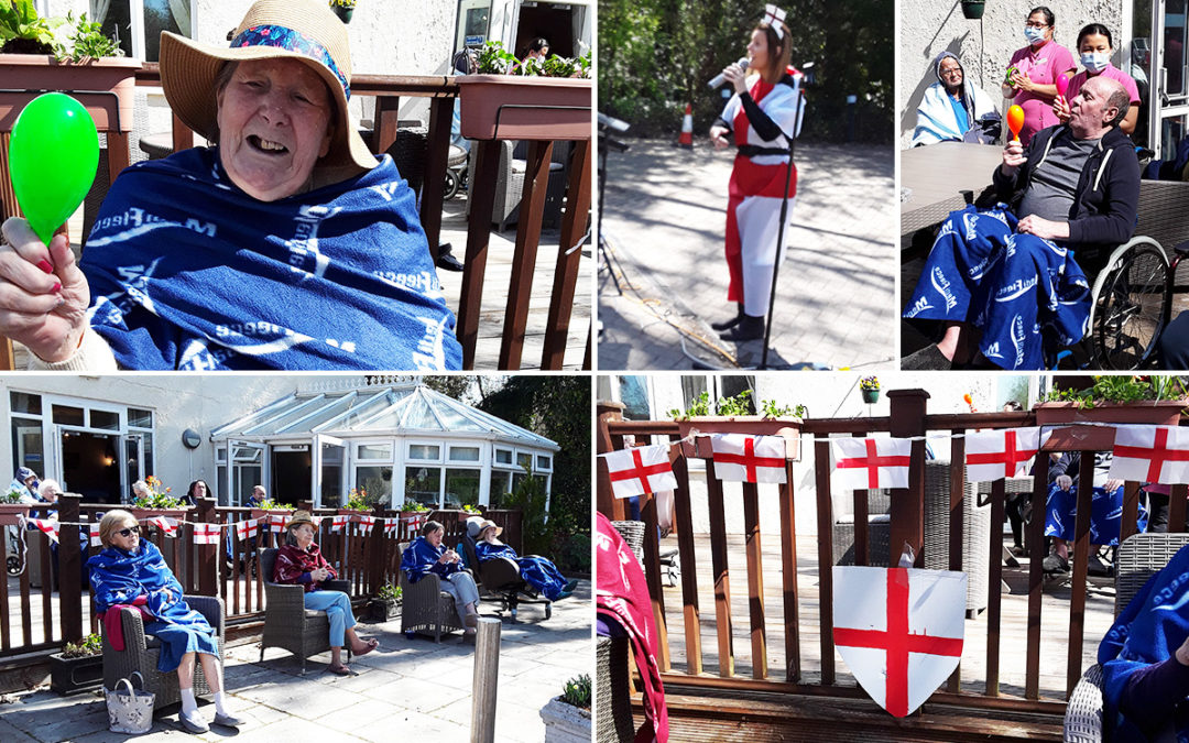 St Georges Day fun at Abbotsleigh Care Home
