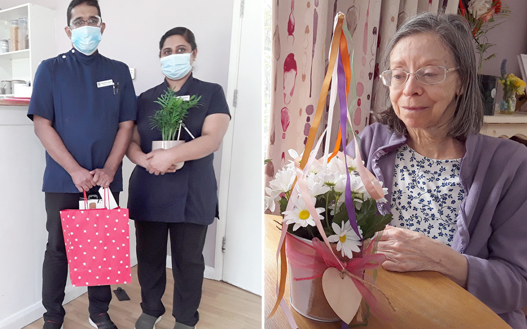 May Day flowers and a fond farewell at Abbotsleigh Care Home
