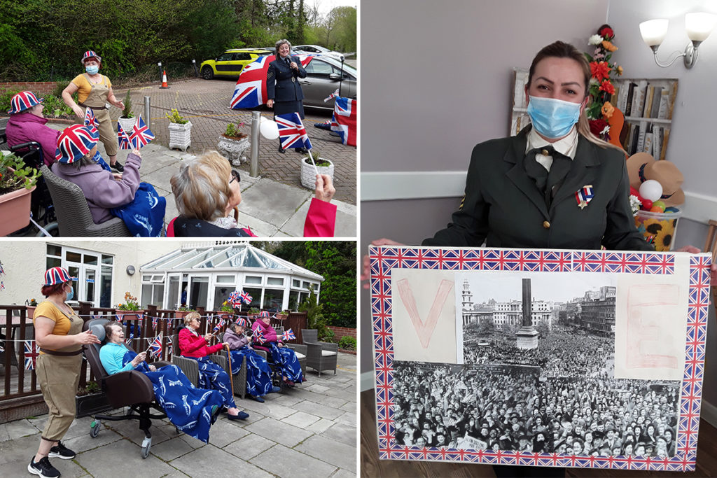 VE Day celebrations at Abbotsleigh Care Home