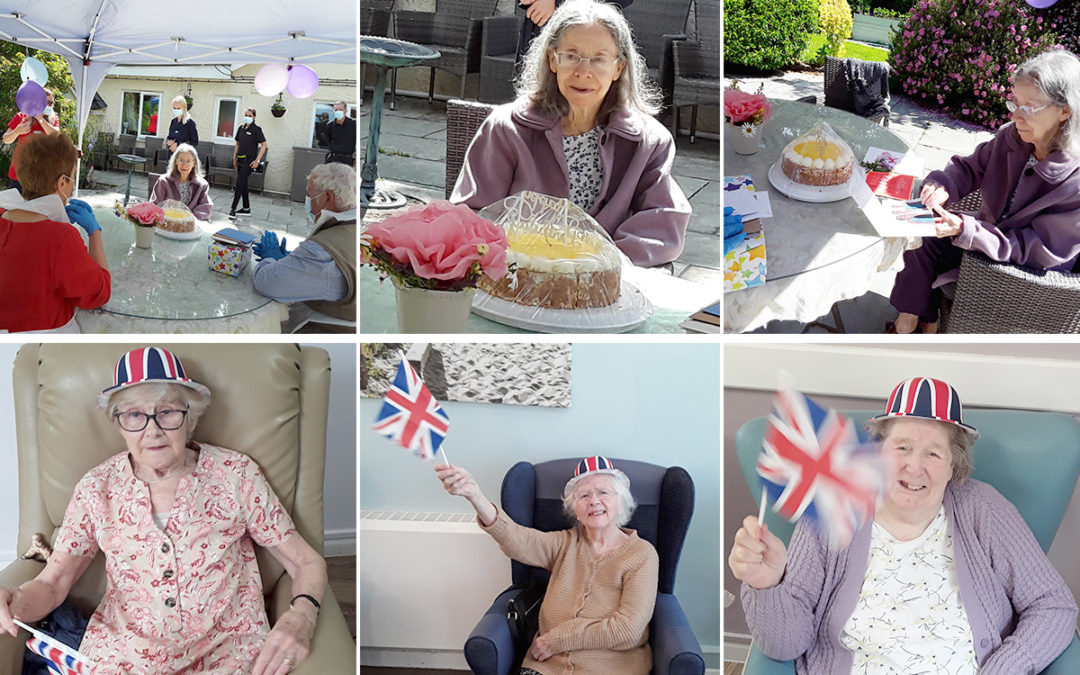 Happy birthday to Jenny and the Queen at Abbotsleigh Care Home