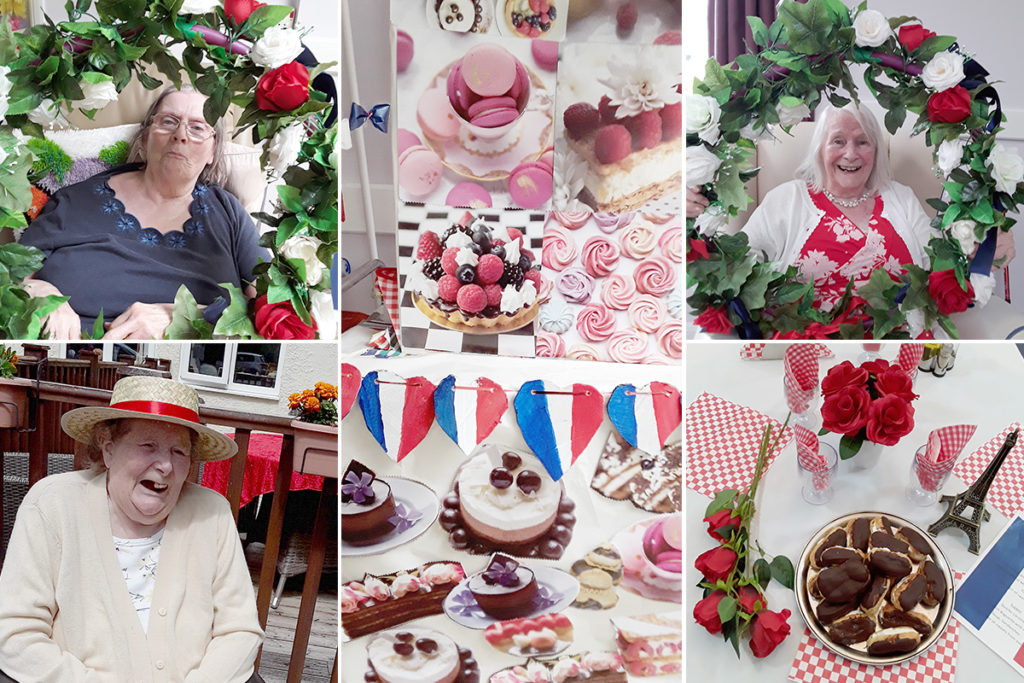 Abbotsleigh Care Home residents enjoying their French Day