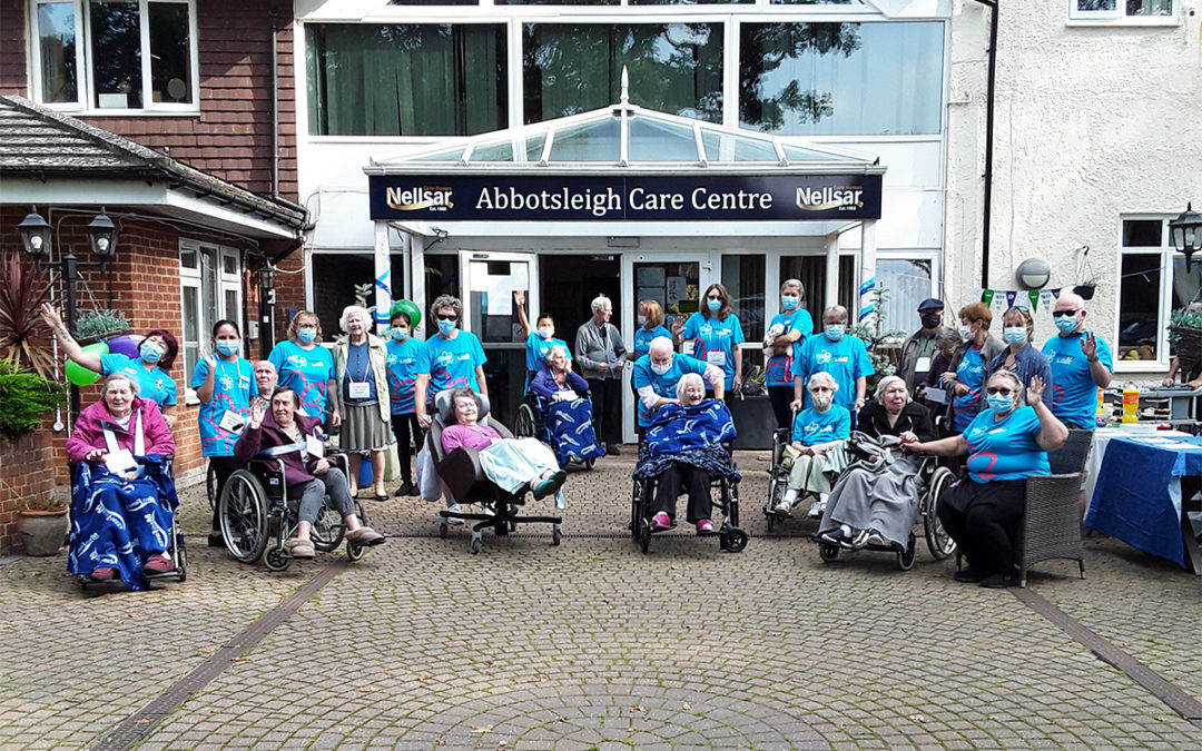 Alzheimers memory walk at Abbotsleigh Care Home