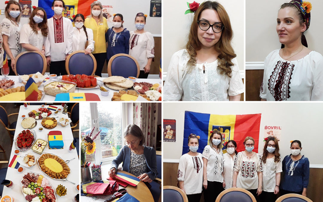 St Andrews Day and Romanian celebrations at Abbotsleigh Care Home
