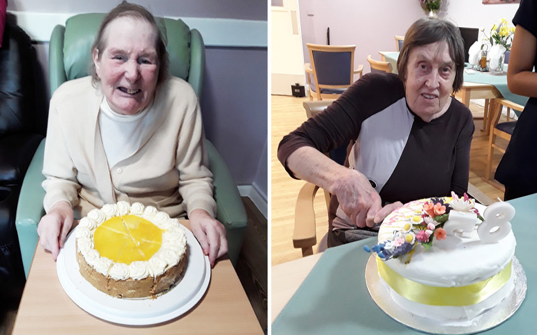 Double birthday celebrations at Abbotsleigh Care Home