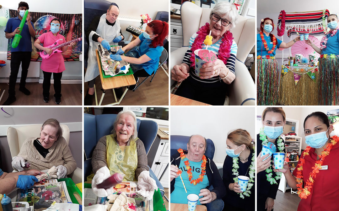 Celebrating the 70s and cocktails at Abbotsleigh Care Home
