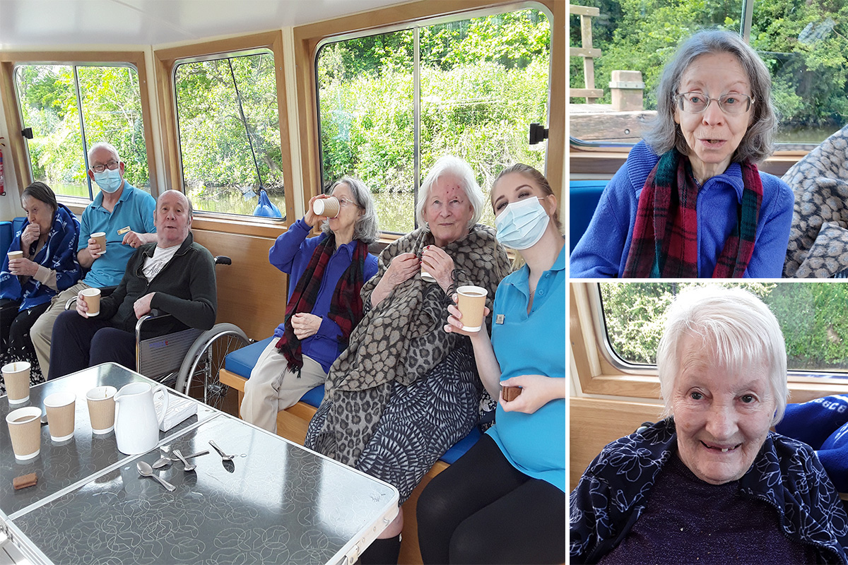Abbotsleigh Care Home residents on a boat trip