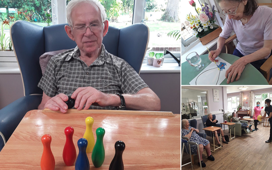 Fitness fun at Abbotsleigh Care Home