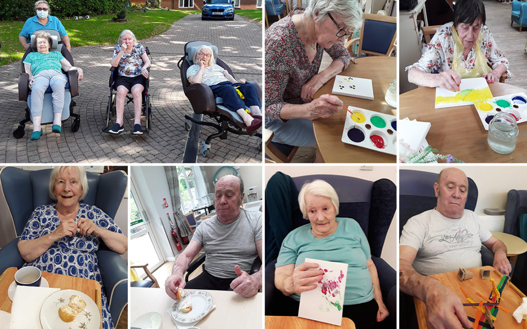 Creative activities at Abbotsleigh Care Home
