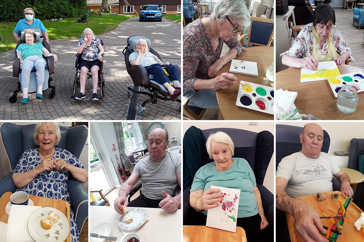 Creative activities at Abbotsleigh Care Home