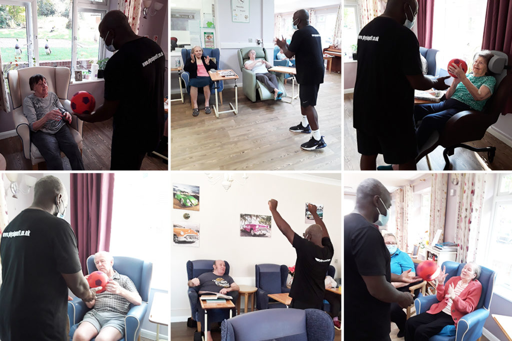 G Fitness class at Abbotsleigh Care Home