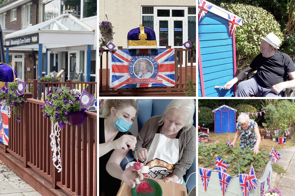 Abbotsleigh Care Home creates Right Royal Jubilee Garden