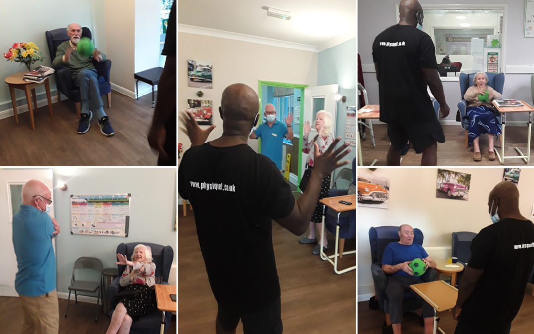 G Fitness and celebrating Roald Dahls birthday at Abbotsleigh Care Home