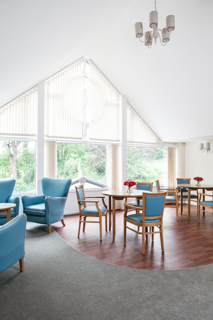 The Atrium area – upstairs in Abbotsleigh Care Home