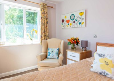 One of Abbotsleigh Care Home's Bedrooms