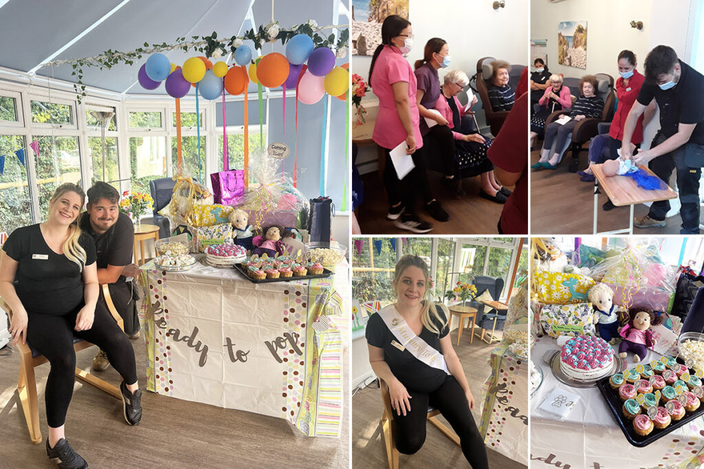 Baby shower fun at Abbotsleigh Care Home