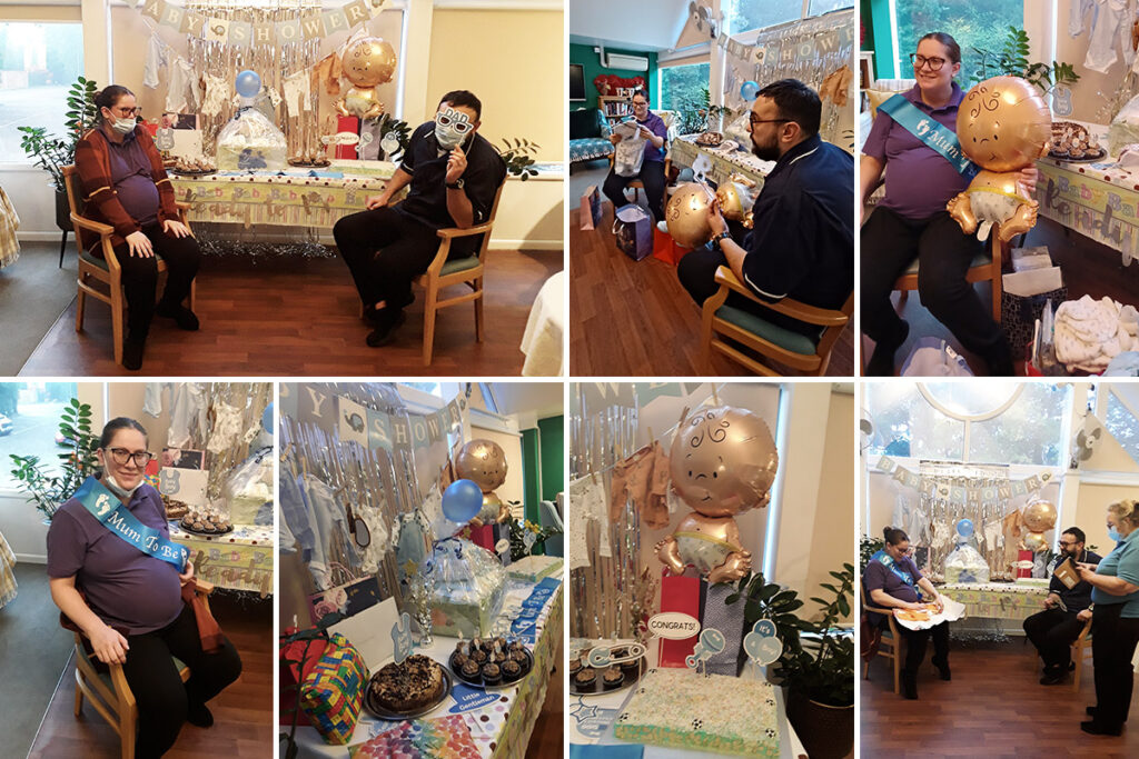 Baby shower celebrations at Abbotsleigh Care Home