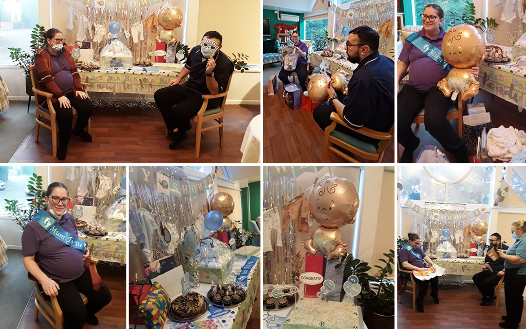 More baby shower fun at Abbotsleigh Care Home