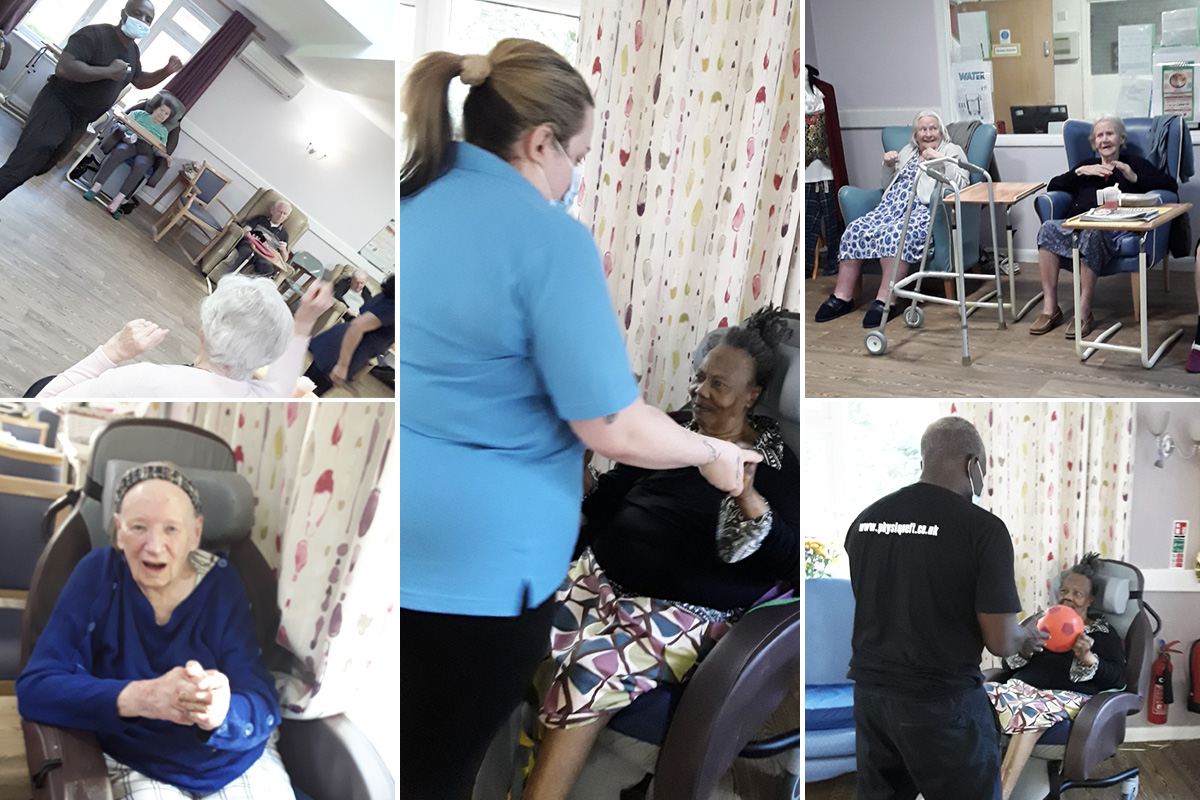 Fitness class at Abbotsleigh Care Home