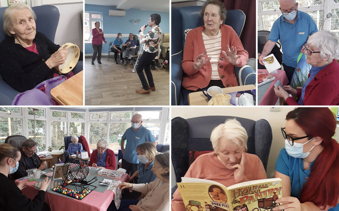 Music from Kevin and bingo fun at Abbotsleigh Care Home