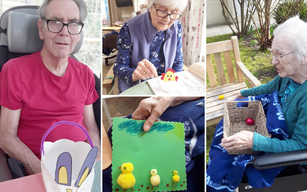 Easter crafts and egg hunting at Abbotsleigh Care Home