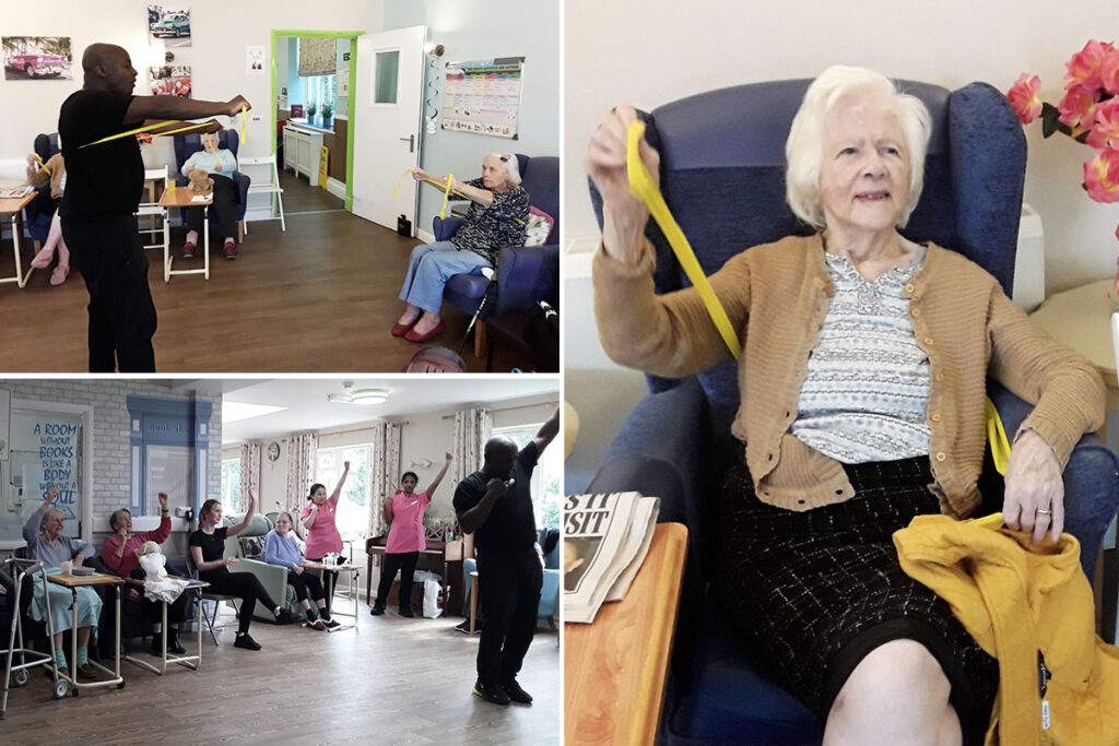 G Fitness fun at Abbotsleigh Care Home