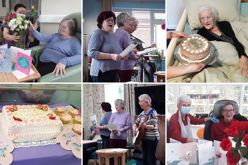Singing and celebrations at Abbotsleigh Care Home