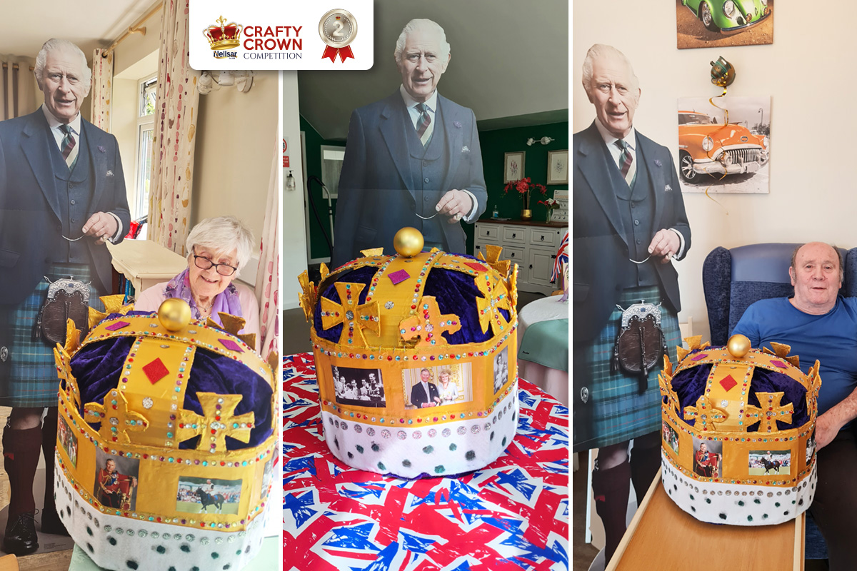 Abbotsleigh Care Home wins second place in Nellsar Crafty Crown Competition