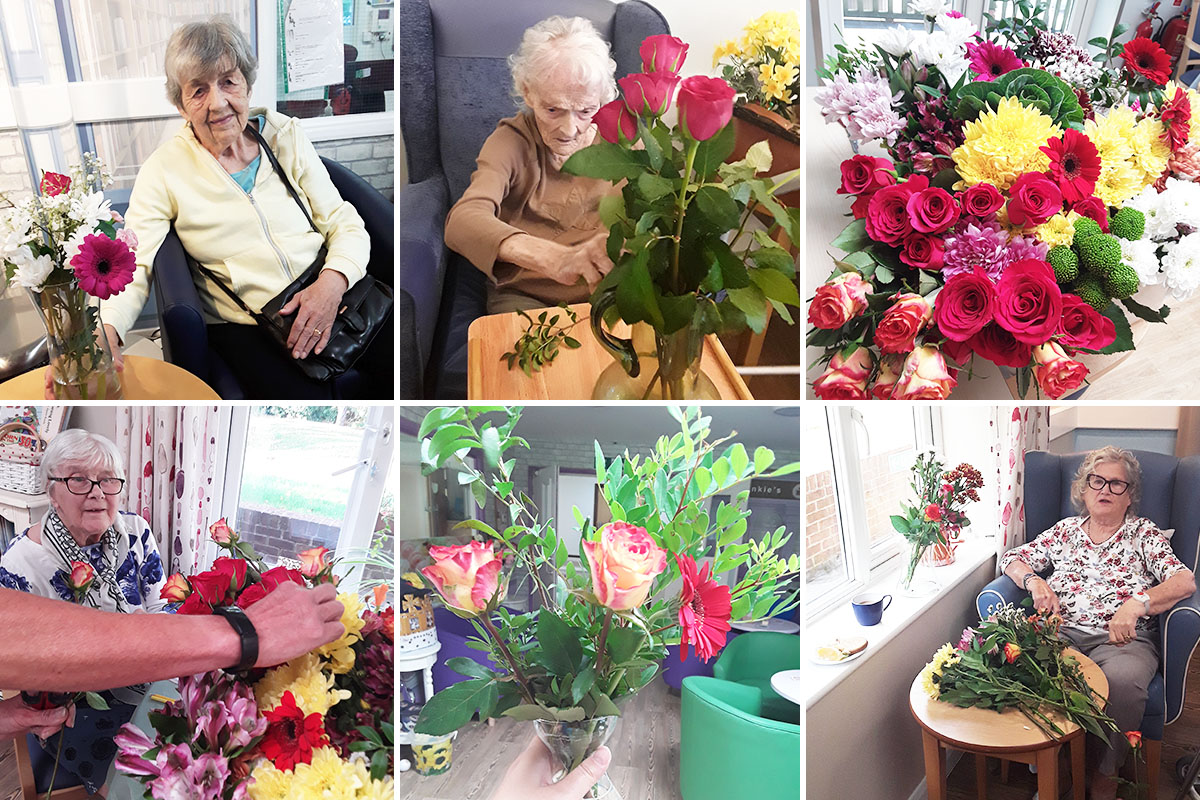 All about the flowers at Abbotsleigh Care Home