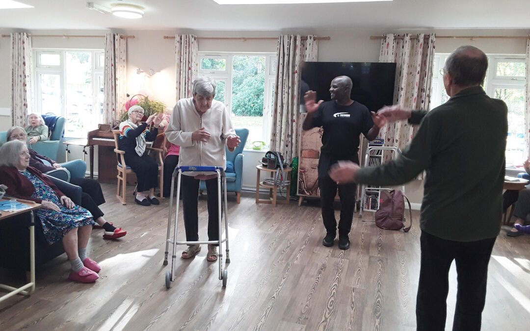 G-Fitness with Henry at Abbotsleigh Care Home
