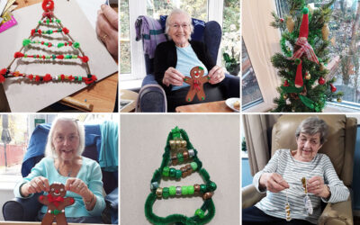 Festive arts and crafts at Abbotsleigh Care Home