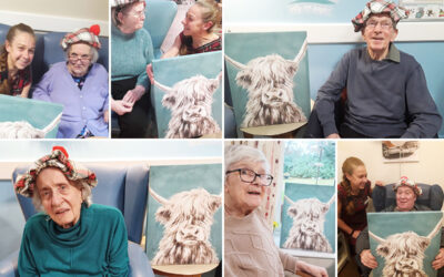 Abbotsleigh Care Home residents celebrate St Andrews Day