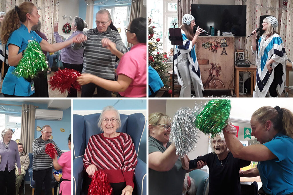 Abbotsleigh Care Home celebrating the New Year