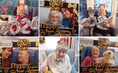 New Years wishes at Abbotsleigh Care Home