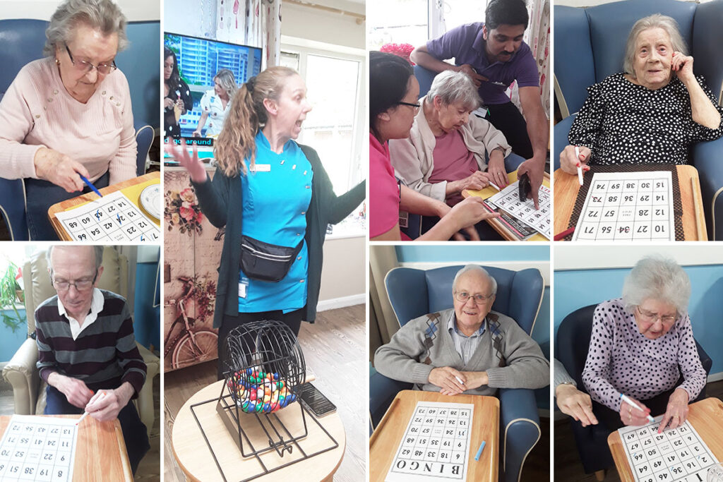 Bingo afternoon at Abbotsleigh Care Home