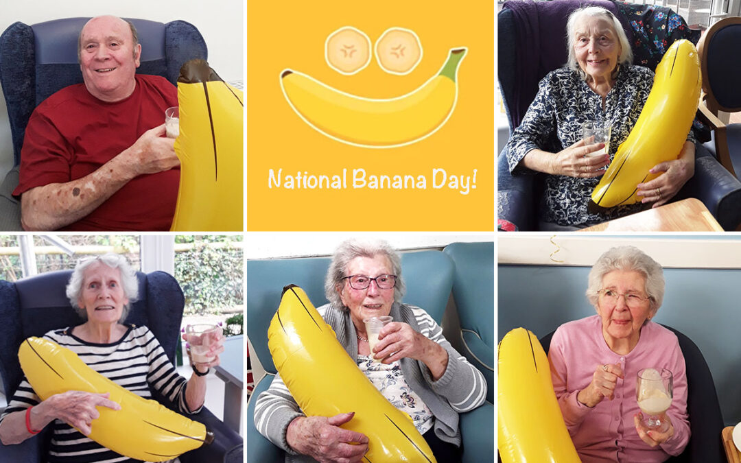 National Banana Day fun at Abbotsleigh Care Home